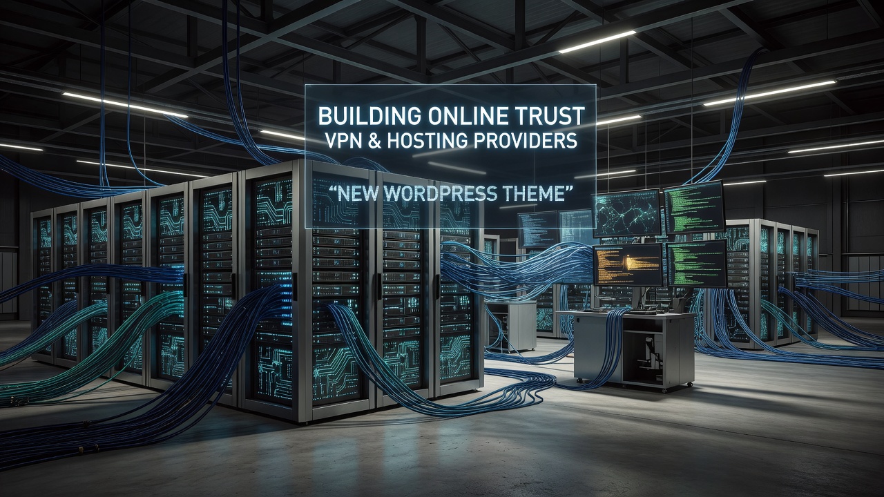 New WordPress Theme Targets VPN and Hosting Providers Building Online Trust