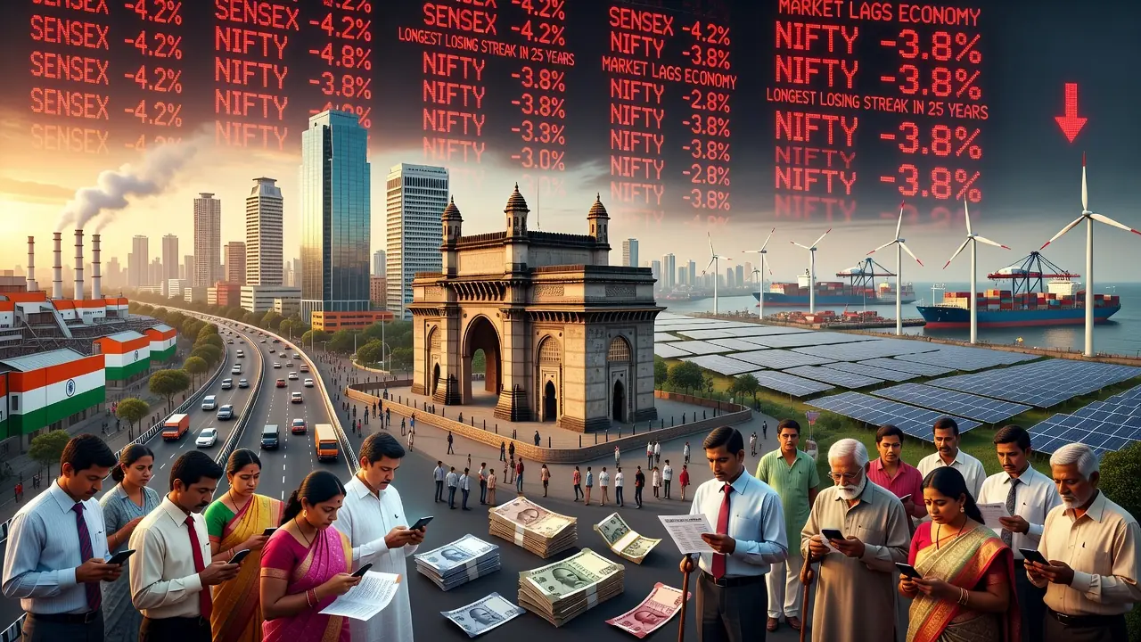 India's Stock Market Lags Its Economy Despite Strong Growth