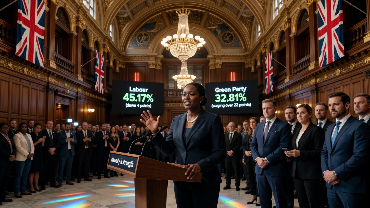 Labour Holds Starmer's Old Seat as Greens Surge Into Second