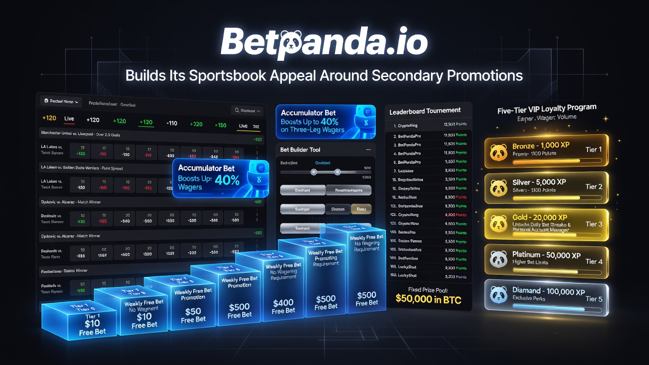 Betpanda.io Builds Its Sportsbook Appeal Around Secondary Promotions