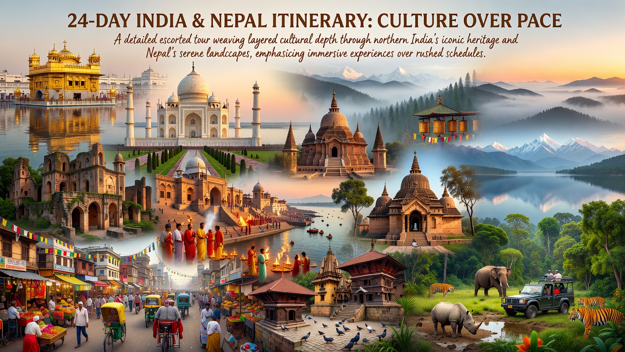 A 24-Day India and Nepal Itinerary Charts Culture Over Pace
