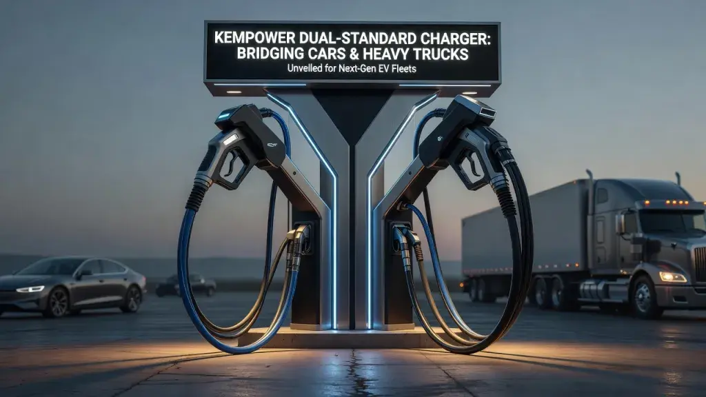 Kempower Unveils Dual-Standard Charger Bridging Cars and Heavy Trucks